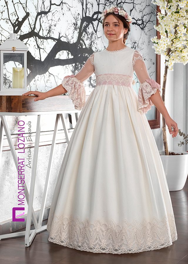 Vestido de comunión Montserrat Lozano modelo 2701